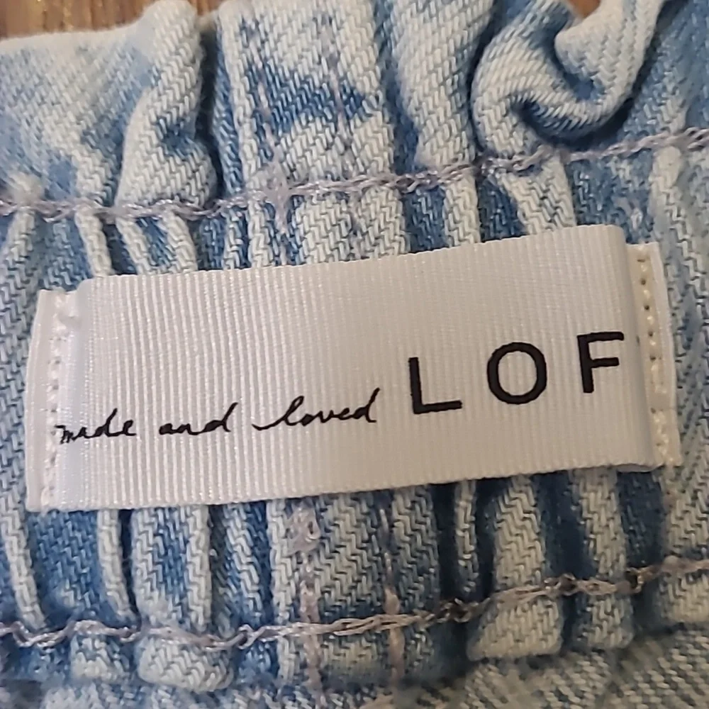 LOFT Light Blue‎ Straight Leg Jeans for women zise m used good condition.